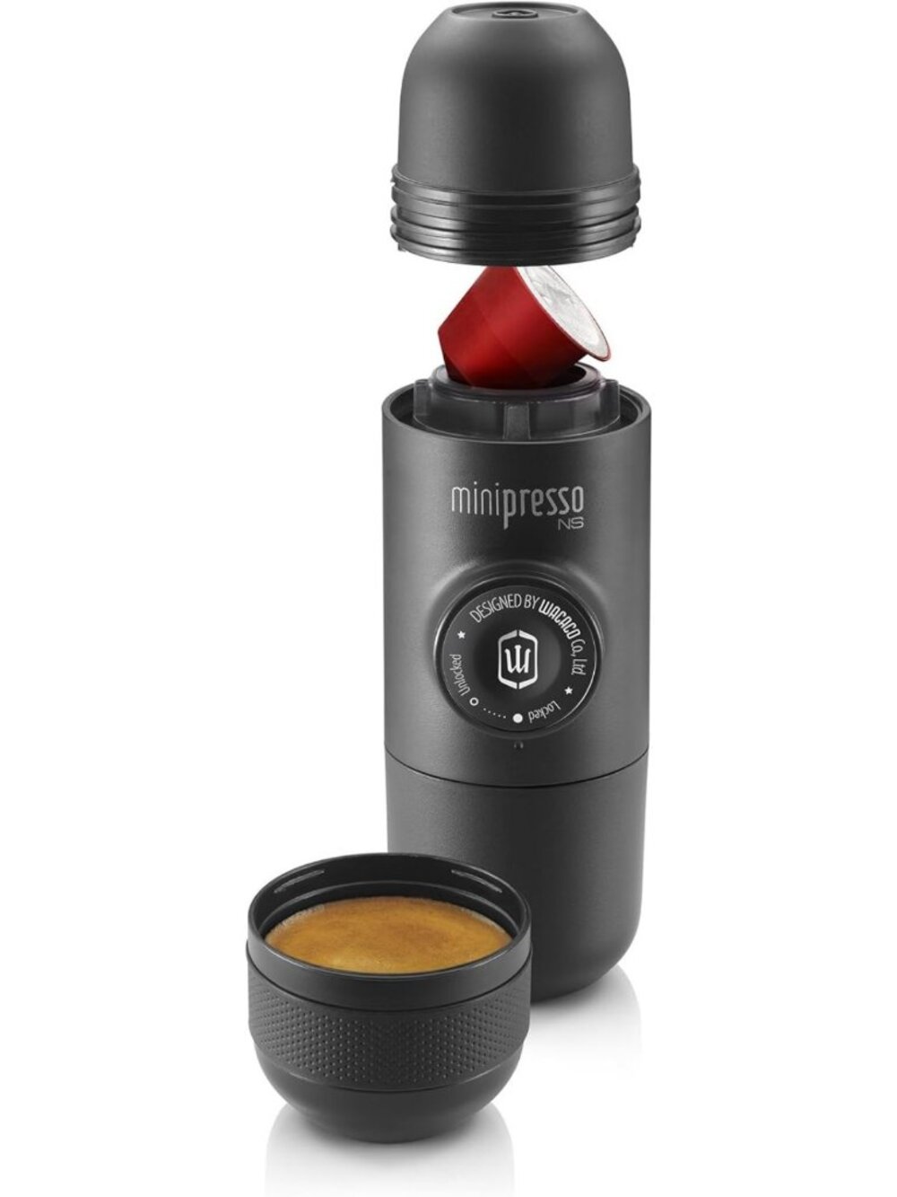 Portable Espresso Maker - Travel Coffee Machine, Compatible with NS Capsules